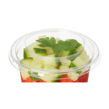 Delipack Fat Lid for Small Desert Deli Pot Lid (Pack 50)