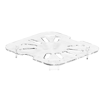 Clear Polycarbonate 1/6 GN Drain Shelf