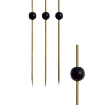 Fingerfood Black Pearl Skewers 12.5cm (Pack 250)