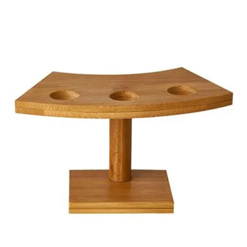 Bamboo Display Tray for 3 Cones 9 x 16 x 7.6cm