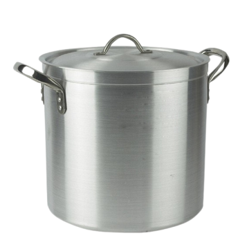 Aluminium Stock Pot &amp; Lid Medium Duty 709 Series 45cm / 71.5 Litre