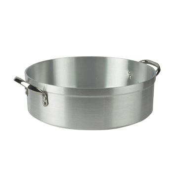 Aluminium Casserole &amp; Lid Heavy Duty Shallow 803 Series 45cm / 24.5 Litre