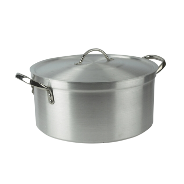 Aluminium Casserole &amp; Lid Heavy Duty Medium 804 Series 45cm / 36 Litre