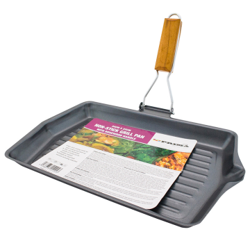 Prima Non Stick Grill Pan with Handle 34 x 24cm