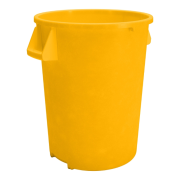 Bronco Yellow Round Ingredient Bin Food Container 76 Litre