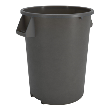 Bronco Grey Round Ingredient Bin Food Container 76 Litre