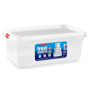 Plasticforte Gastronorm 1/4 Food Storage Container &amp; Lid 2.65 Litres