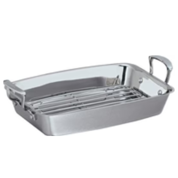 Scanpan Impact Roasting Pan with Rack 43cm x 28cm