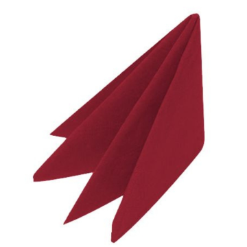 Cocktail Napkin 2ply Red 24cm (Pack 250) [250/16]