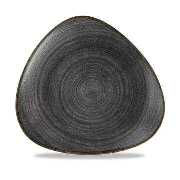 Churchill Stonecast Raw Black Lotus Plate 10&quot; (Pack 12)