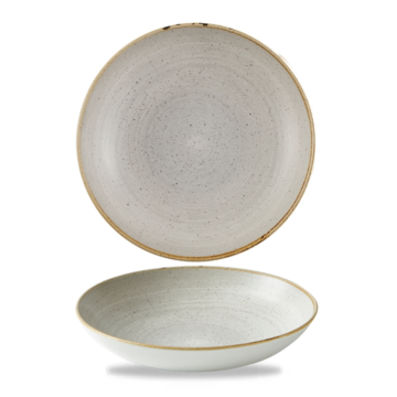 Churchill Stonecast Raw Grey Evolve Coupe Bowl 9.75&quot; (Pack 12)