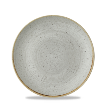 Churchill Stonecast Raw Grey Evolve Coupe Plate 6.5&quot; (Pack 12)
