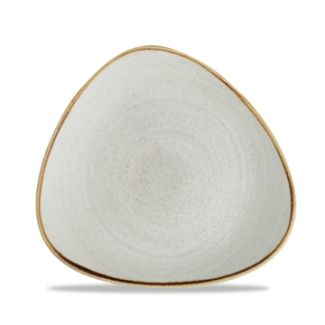 Churchill Stonecast Raw Grey Lotus Plate 9&quot; (Pack 12)