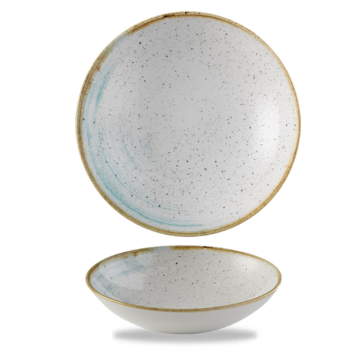 Churchill Stonecast Accents Duck Egg Coupe Bowl 7.25&quot; (Pack 12)