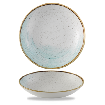 Churchill Stonecast Accents Duck Egg Evolve Coupe Bowl 9.75&quot; (Pack 12)