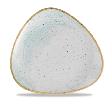 Churchill Stonecast Accents Duck Egg Lotus Plate 9&quot; (Pack 12)