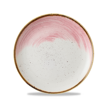Churchill Stonecast Accents Petal Pink Evolve Coupe Plate 8.67&quot; (Pack 12)