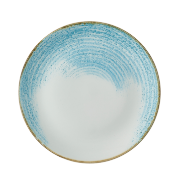 Churchill Homespun Accents Aquamarine Evolve Coupe Plate 11.25&quot; (Pack 12)