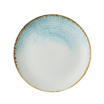 Churchill Homespun Accents Aquamarine Evolve Coupe Plate 8.67&quot; (Pack 12)