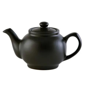 Price &amp; Kensington Stoneware Matt Black 6 Cup Teapot