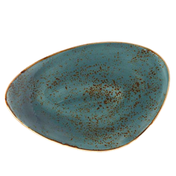 Steelite Craft Blue Oval Plate 14.6&quot; / 37cm