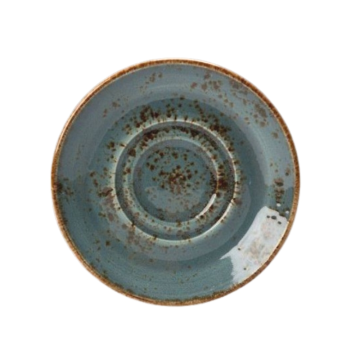 Steelite Craft Blue Double Well Saucer 5.75&quot; / 14.5cm