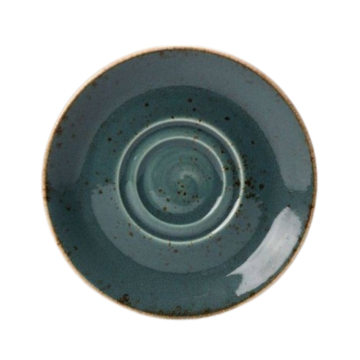 Steelite Craft Blue Double Well Saucer 6.5&quot; / 16.5cm