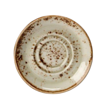 Steelite Craft Green Double Well Saucer 4.6&quot; / 11.5cm