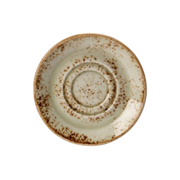 Steelite Craft Green Double Well Saucer 5.75&quot; / 14.5cm