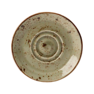 Steelite Craft Green Double Well Saucer 6.5&quot; / 16.5cm