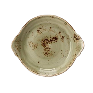 Steelite Craft Green Round Eared Dish 8.5&quot; / 21.5cm (Pack 12)