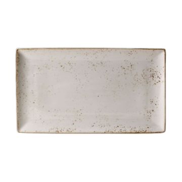 Steelite Craft White Rectangle Three Plate 32 x 19cm (Pack 6)