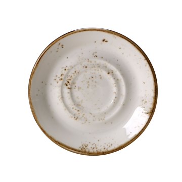 Steelite Craft White Double Well Saucer 5.75&quot; / 14.5cm