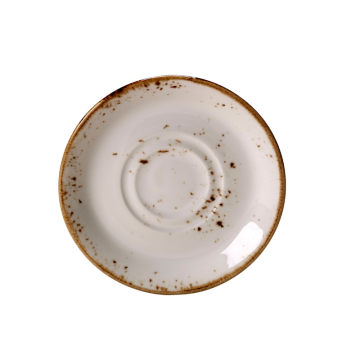 Steelite Craft White Double Well Saucer 6.5&quot; / 16.5cm