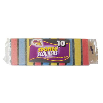 Squeaky Clean Sponge Scourers (Pack 10)