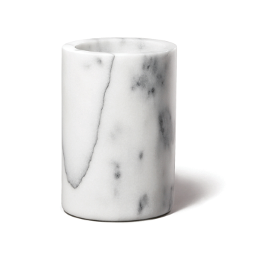 White Marble Wine Server 12.5 dia x 18cm