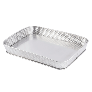 Brickhouse Stainless Steel Rectangular Platter 31x23x4.5cm