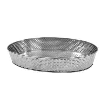 Brickhouse Stainless Steel Oval Platter 31x22x5.5cm