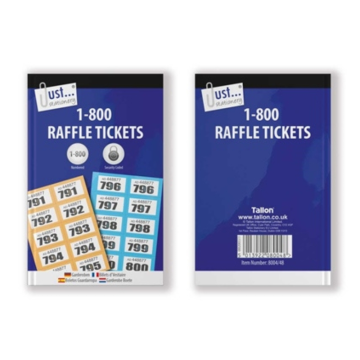 Just Stationery Cloakroom Tickets 1 - 800