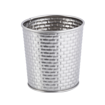 Brickhouse Stainless Steel Round French Fry | Chips Serving Cup 385ml / 13oz