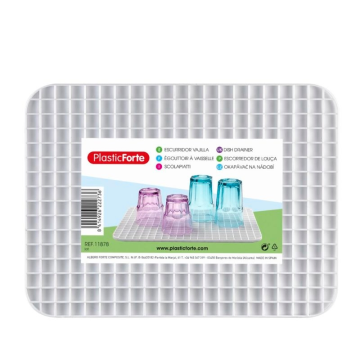Plasticforte White Draining Mat 39x30cm