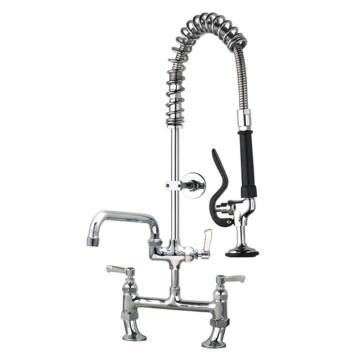 AquaJet 30 Short Pre-Rinse Spray with Bowl Filling Faucet AJPR30-SH-BF2-S
