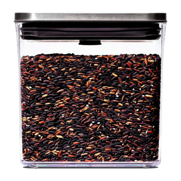 OXO Good Grips Steel Pop Container Rectangular Short 1.6 Litre Storage Container