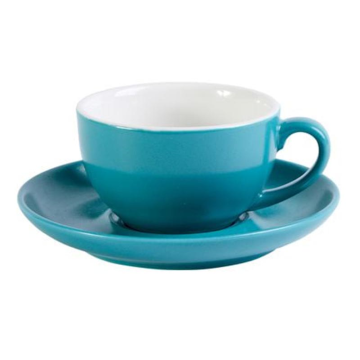 Evolve Teal Large Cappuccino Cup 280ml (Pack 6)