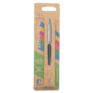 Parker Jotter Black Ballpoint Pen Medium Tip Blue