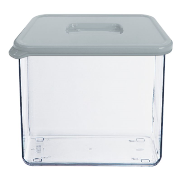 Beaufort San Rectangular Upright Container with Grey Lid 2000ml