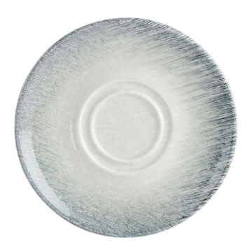 Academy Fusion Linear Double Well Saucer 16cm (Pack 12)