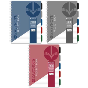 Project Book 200 Page - A4 Twin Wiro PP Cover