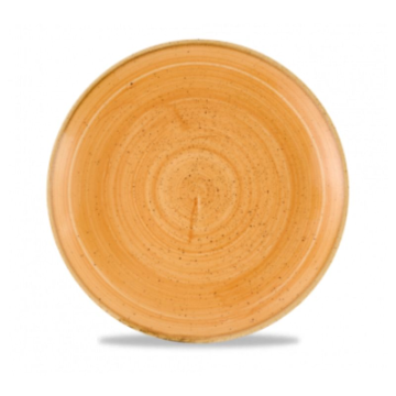 Churchil Stonecast Tangerine Evolve Coupe Plate 8.67&quot;