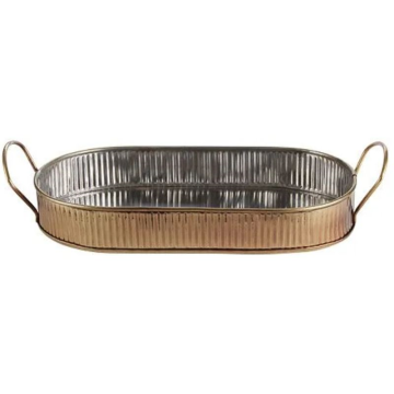 Combo/Serving Platter Antique Brass 35cm